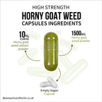 Oils & Herbs – High Strength Horny Goat Weed Supplement 6000mg - The Wellness Store®
