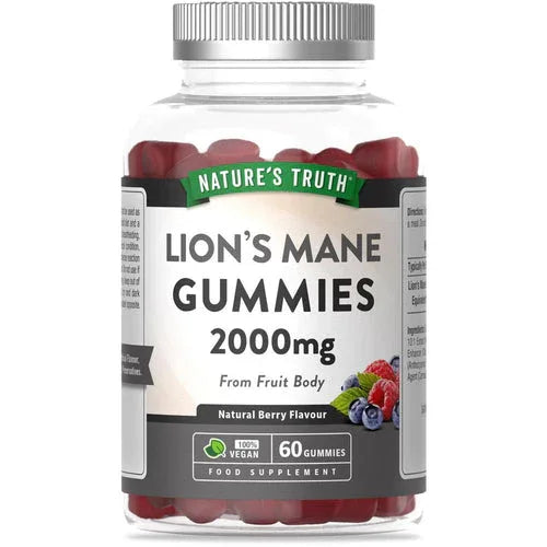 Nature’s Truth – Lion’s Mane Mushroom Gummies – 60 Gummies - The Wellness Store®
