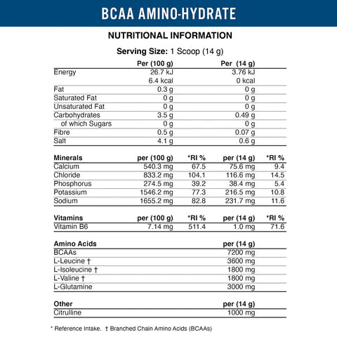 Applied Nutrition – BCAA Amino Hydrate Powder – 450g