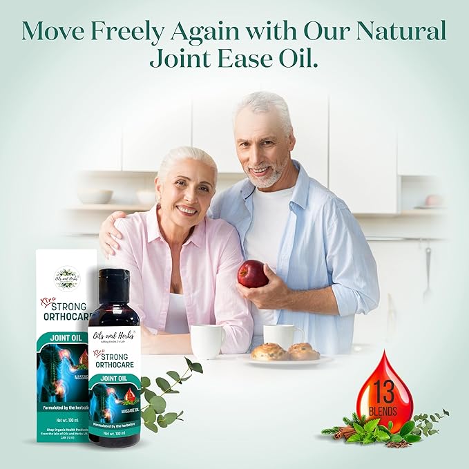 Oils & Herbs – Strong Orthocare Joint Support Oil – 50ml