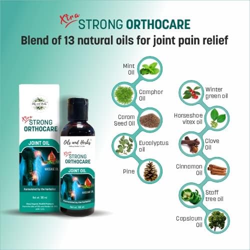 Oils & Herbs – Strong Orthocare Joint Support Oil – 50ml