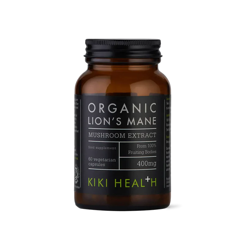 KIKI HEALTH - Lion's Mane Extract, Organic - 60 Vegicaps