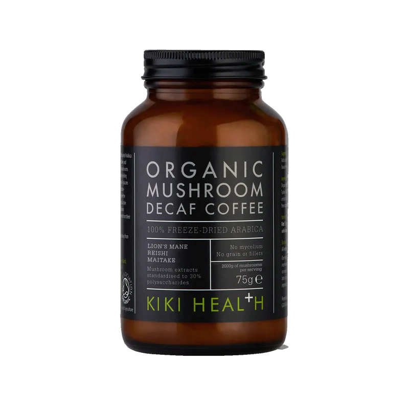 KIKI HEALTH - Decaffeinated Mushroom Coffee, Organic - 75g