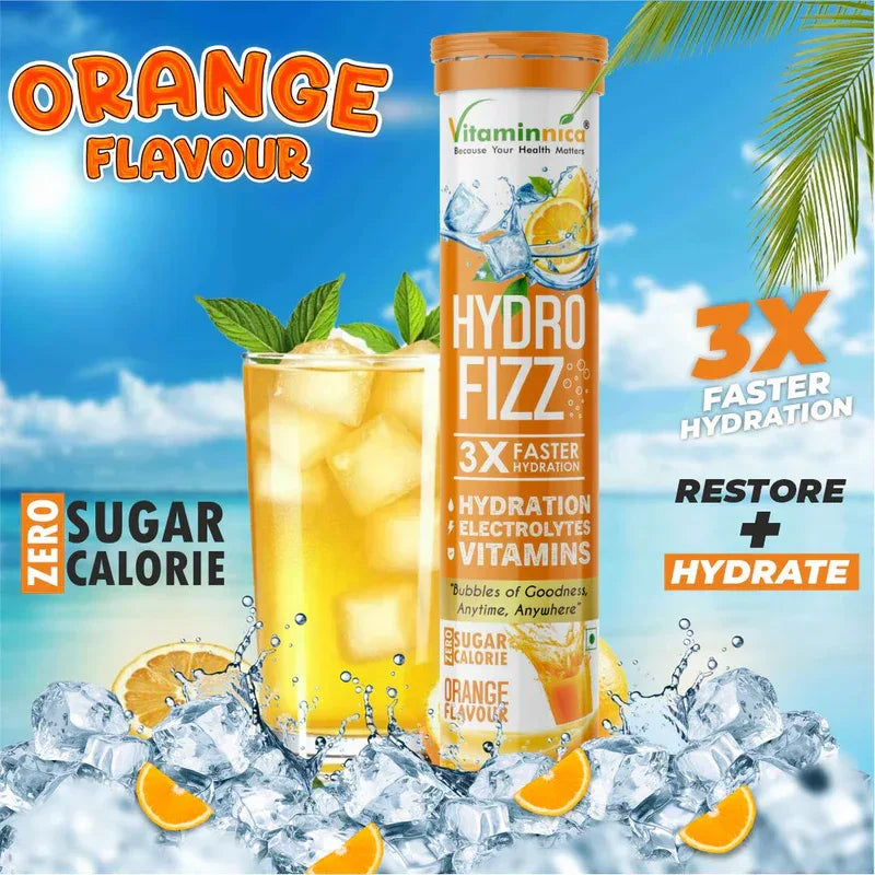 Vitaminnica Hydro Fizz- 20 Effervescent Tablets | Ultimate Hydration, Electrolytes & Vitamin Boost - The Wellness Store®