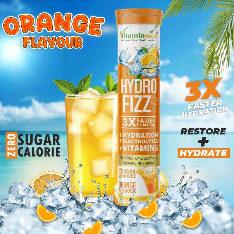 Vitaminnica Hydro Fizz- 20 Effervescent Tablets | Ultimate Hydration, Electrolytes & Vitamin Boost - The Wellness Store®