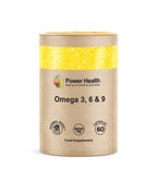 Power Health - Omega 3, 6 & 9 1000mg - 60 Capsules