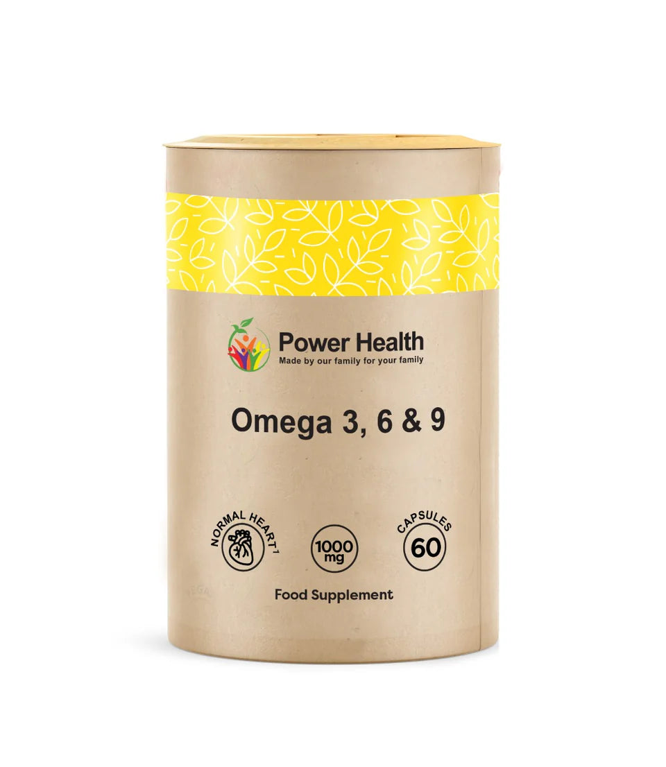 Power Health - Omega 3, 6 & 9 1000mg - 60 Capsules