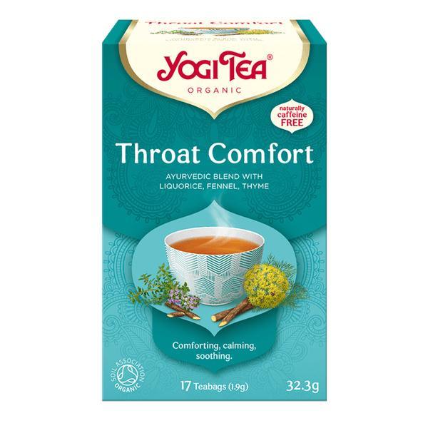 Yogi Tea – Throat Comfort – Soothing Herbal Tea for Throat Care - The Wellness Store®