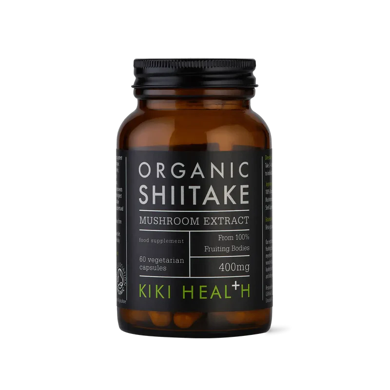 KIKI HEALTH - Shiitake Extract, Organic - 60 Vegicaps