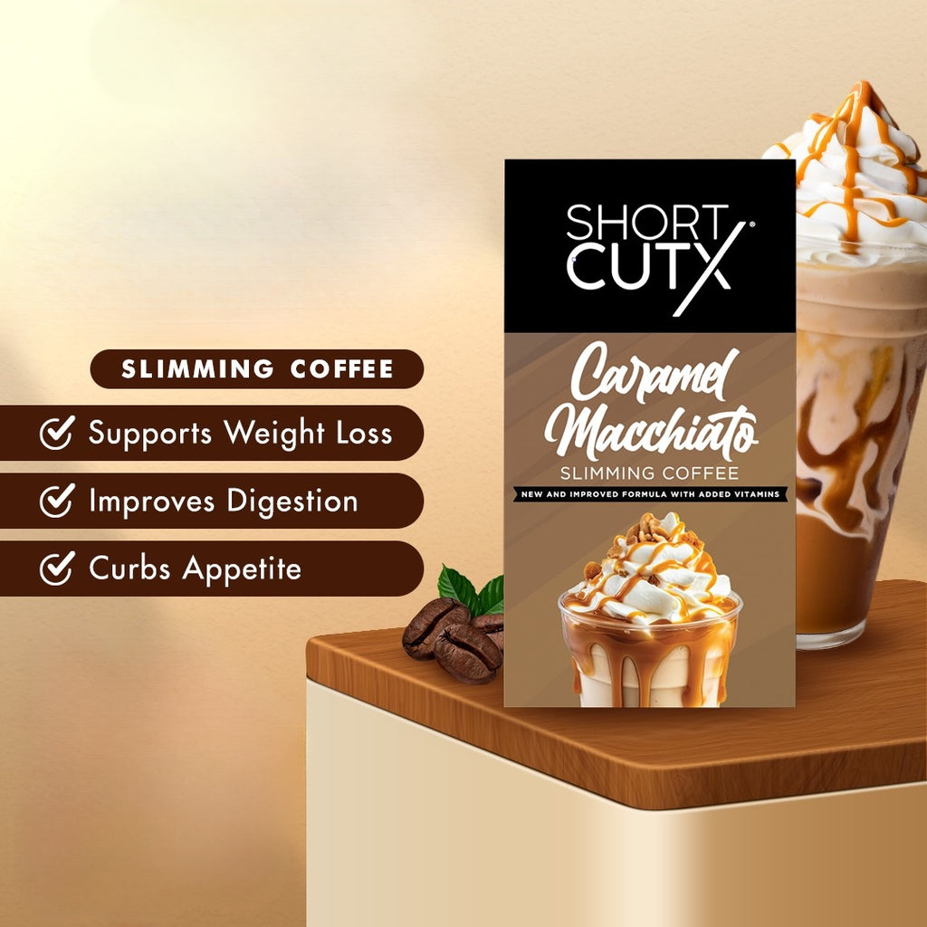 ShortCutX - Caramel Macchiato Slimming Coffee - 7 Sachets x 20g