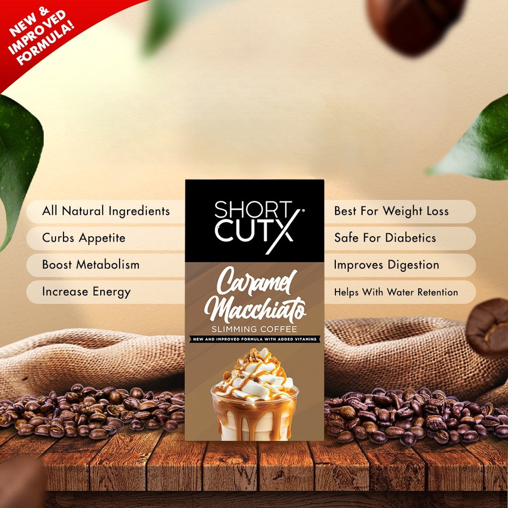 ShortCutX - Caramel Macchiato Slimming Coffee - 7 Sachets x 20g
