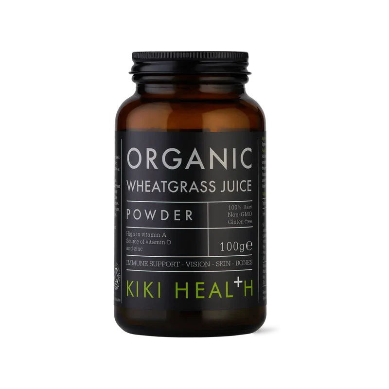 KIKI HEALTH - Wheatgrass Juice Powder, Organic - 100g